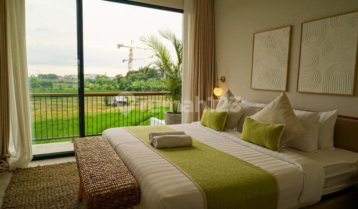 For Rent 2Br Villa Ricefield View - Located In Canggu, Bali