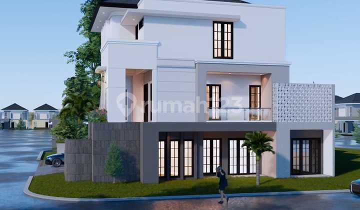 For Quick Sale: Strategically Located Interior Design House Facing Park in The Eminent Cluster Ingenia, BSD City, South Tangerang, Banten.