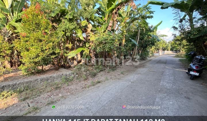 Land for Sale near Elisabeth Ganjuran Hospital on Jl Parangtritis KM 15, Ready to Build.