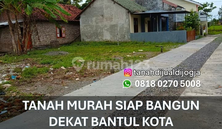 Tanah Dekat Jl Parangtritis Km 14 di Sumbermulyo Bambanglipuro Jogja