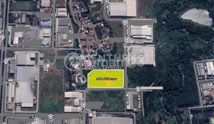Dijual Tanah Industri Di MM2100 Bekasi Jawa Barat