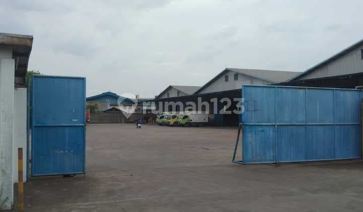 Gudang 1 Lantai SHM Dekat Akses Tol Bebas Banjir di Cikarang, Bekasi