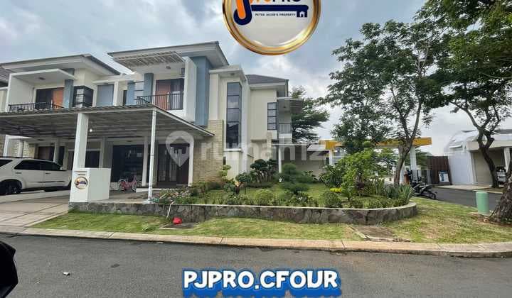 Rumah 2 Lantai SHM Full Furnished Bebas Banjir di Harapan Indah Cluster Asera One South, Bekasi