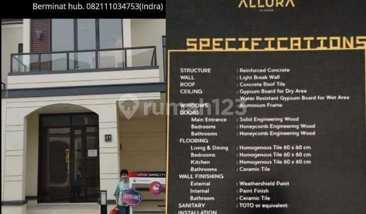 Dijual Cepat Rumah Lavon Swan City Tangerang