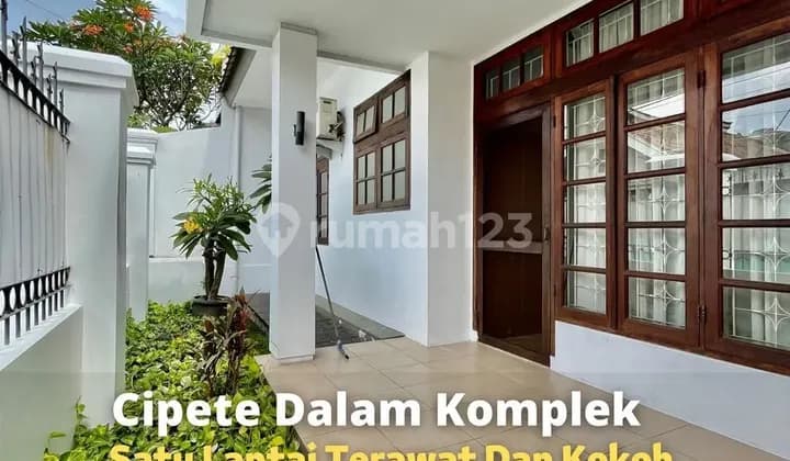 Rumah lama siap huni dan kokoh cipete jakarta selatan