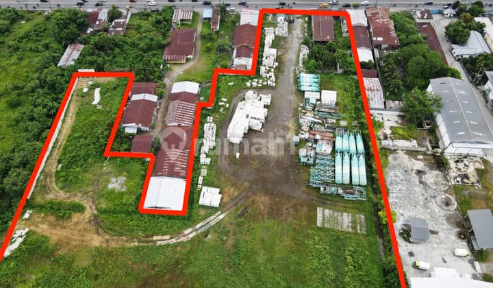 Dijual Tanah 3,3 Ha di Jl Medan Binjai Km 14 Dekat Tol Semayang