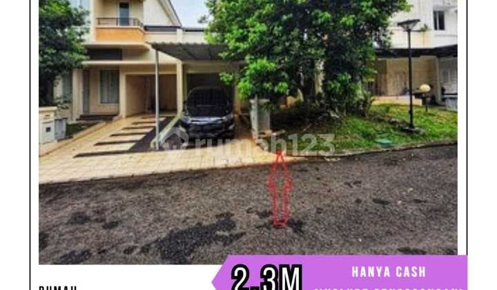 MURAH RUMAH PERUMAHAN PONDOK HIJAU GOLF - CLUSTER CHRYSOCOLLA UKR 144 M2 HANYA CASH (SDH INCLUDE PENGOSONGAN)