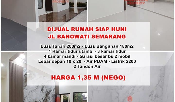 Jual Rumah di Banowati Semarang