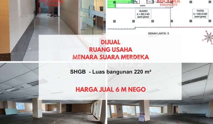 Di Jual Ruang Usaha di Menara Suara Merdeka Semarang