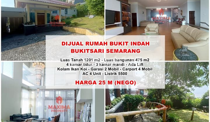 Jual Rumah Mewah di Bukitsari Semarang