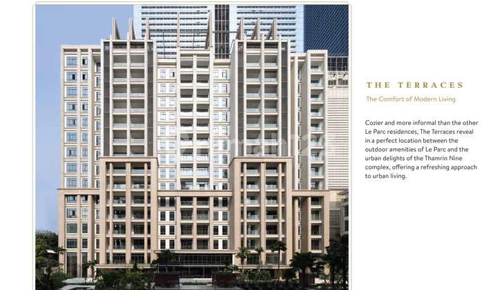 Le Parc At Thamrin Nine - Terraces Unit 193.5 m2 Luxury Apartment