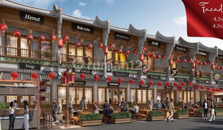 Ruko Pik 2 Petak Sembilan Klenteng Cin Tek Yen 2.5 Lantai 4.5x19