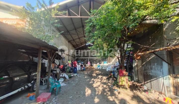 Tanah Dan Bangunan Gudang Jalan Kedung Cowek Pinggir Jalan Raya