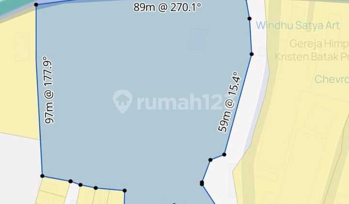 Dijual Tanah 1,22 Hectare Jl Utama Raya Uluwatu Ij 2745