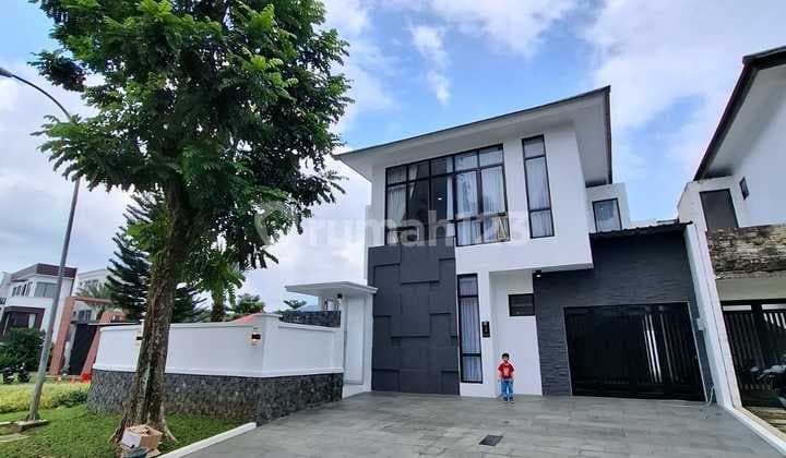 Rumah Hook View Gunung Fully Furnitured Siap Huni Klaster Atmosphere Sentul City Bogor