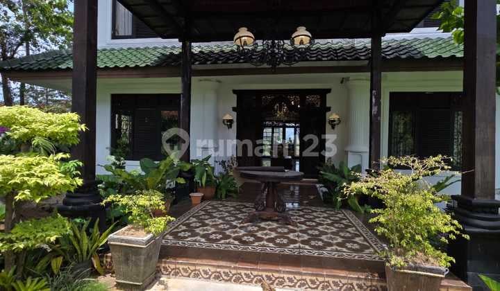 Rumah Villa Dengan Nuansa Nusantara Laris Di Sewa kan Klaster Bukit Golf Hijau Sentul City Bogor