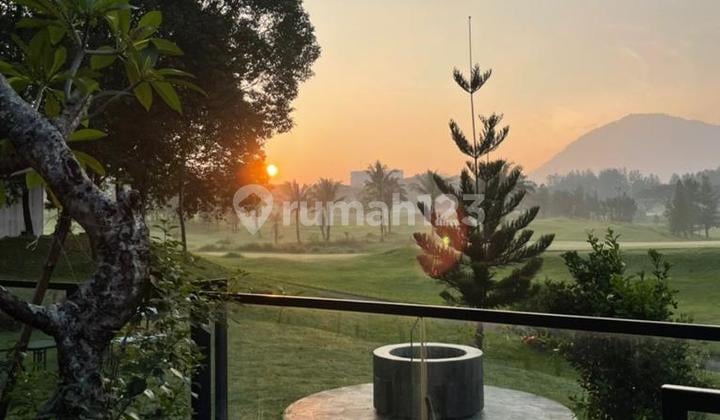 Luxury House with Golf and Mountain View, Bonus Large Land in Taman Parahyangan Cluster, Sentul City Bogor
