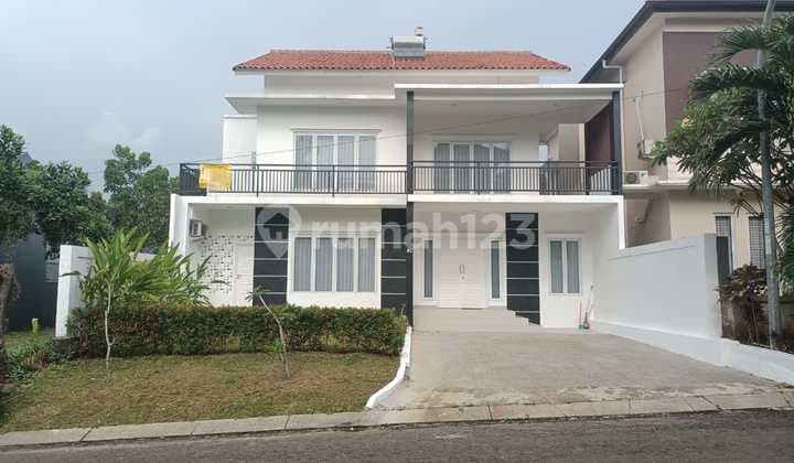 Rumah Minimalis Bangunan Baru Rapi Di Klaster Mediterania 2 Sentul City Bogor