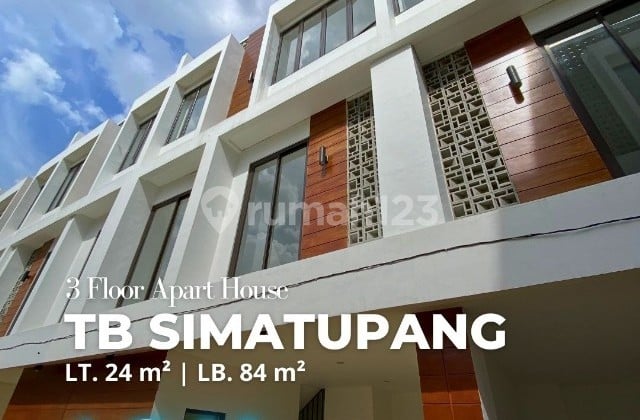 Aparthouse 3 lantai area bisnis di tb.simatupang