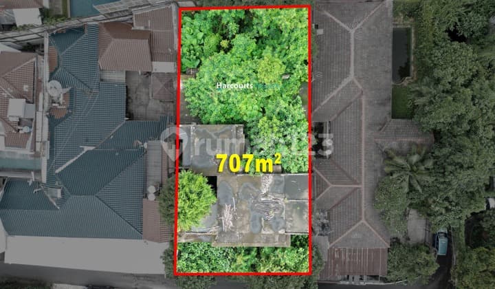 Rumah Klasik Hitung Tanah di Kemang