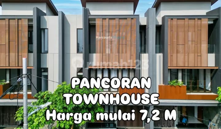 Rumah modern minimalis di pancoran
