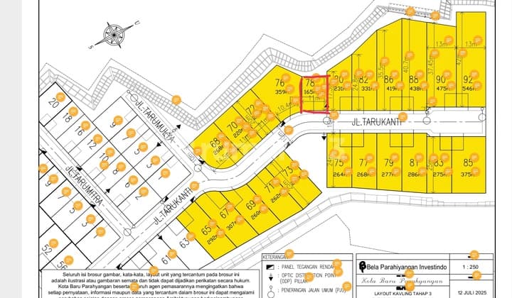Dijual Murah Kotrak Kbp Tarubhawana Tarukanti Bandung