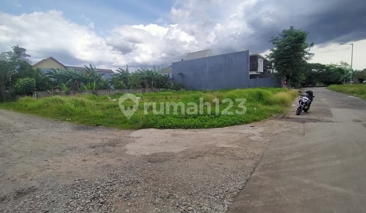 Kavling Hoek harga miring lt 1.118mtr intercon jarang ada siap bangun