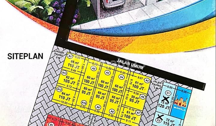 Promo Tanah Kavling SHM Murah Pakisaji Malang dekat stasiun & Pasar