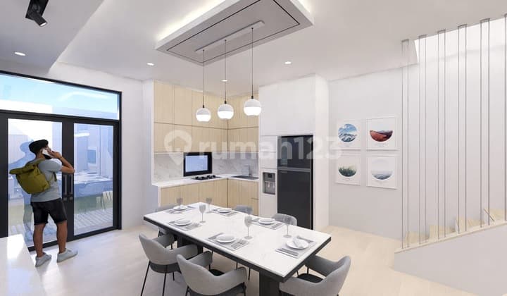 Rumah Baru Mekar Wangi bergaya Skandinavia Japanese