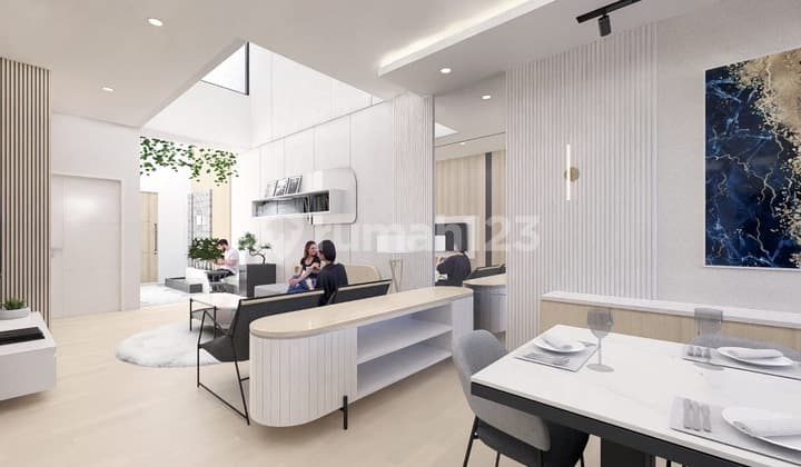 Rumah Baru Mekar Wangi bergaya Skandinavia Japanese