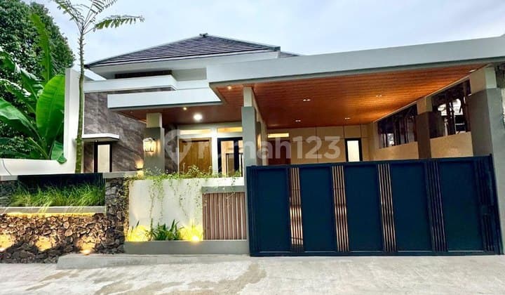 For Sale Modern Tropical House on Jalan Kaliurang Km 13 Jogja