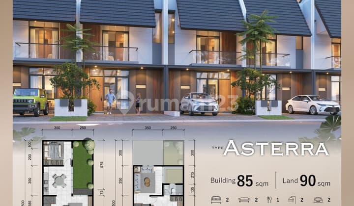 Rumah Modern 2 Lantai Cluster Zerenade Citraland Hertasning Promo Free Ac Kanopi Free Biaya