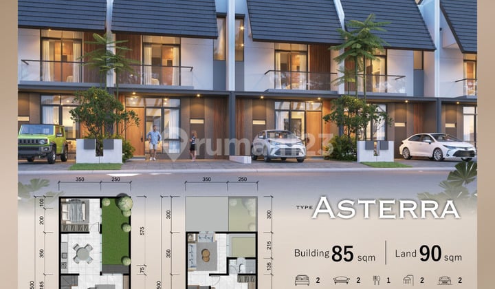Rumah Modern 2 Lantai Cluster Zerenade Citraland Hertasning Promo Free Ac Kanopi Free Biaya