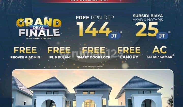 Rumah Modern Premium Type Elegante Boulevard Citra Garden Gowa Promo Ac Kanopi Subsidi Biaya2