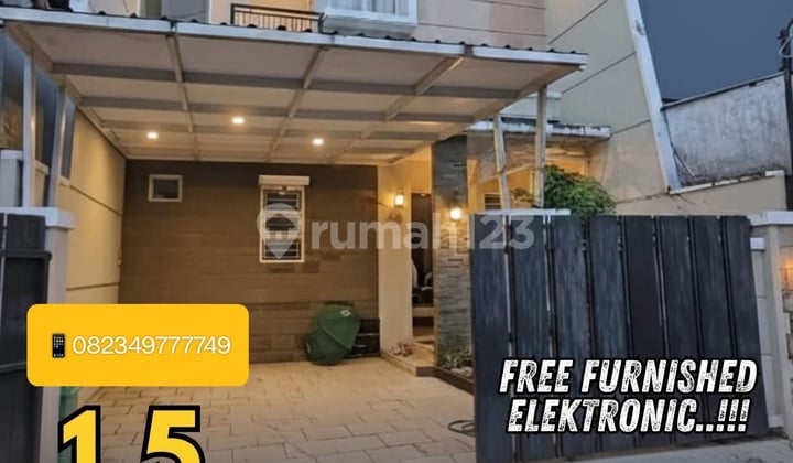 Rumah Modern Dua Lantai Hertasning Makassar Free Biaya Dan Furniture