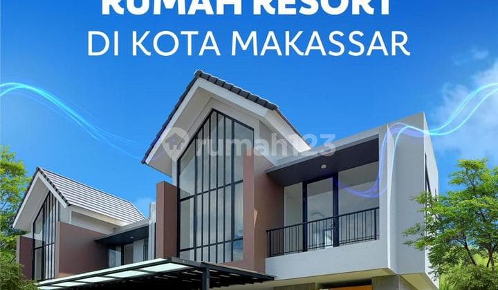 Rumah Mewah Konsep Resort Mutiara Lagoon Daya Siap Huni Free Kanopi Subsidi Biaya