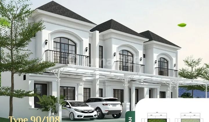 Rumah Modern Dua Lantai Cluster Rosewood Promo Free Biaya Lokasi Perintis Makassar