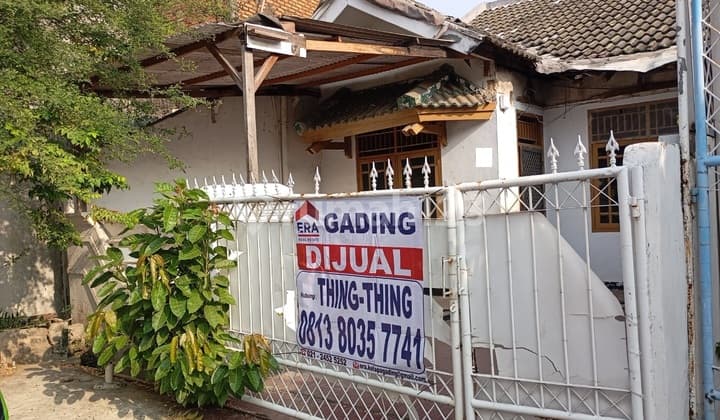 Paling Murah Dijual Cepat Turun Harga Rumah Hitung Tanah di Gading Griya Lestari , Bisa Nego