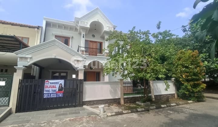 Murah !! Dijual Rumah Hook Siap Huni 16,5 X 15,6 Jalan 3 Mobil di Taman Pegangsaan Indah Hadap Selatan Timur