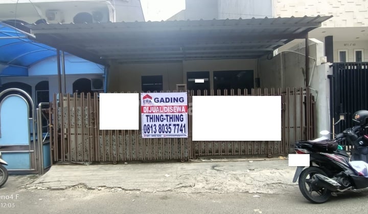 Murah Dijual Cepat Rumah Standart Siap Huni 6x15 di Belakang Mall Gading , Bisa Nego