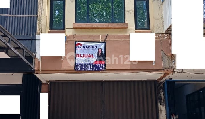 Murah !! Dijual Cepat !! Ruko Siap Pakai 4,5 x 16 di Boulevard Raya Kelapa Gading , Bisa Nego