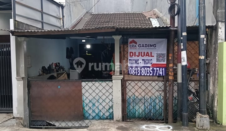 Murah !! Dijual Rumah Tua 5X14 Butuh Renovasi Hadap Timur di Danau Sunter