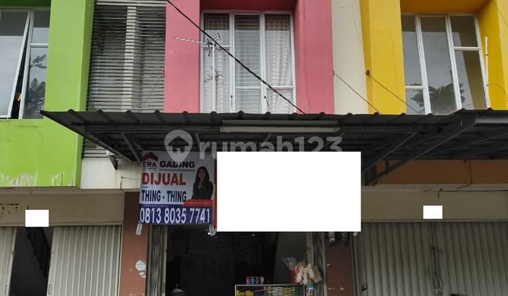 Murah !! Dijual Ruko Siap Pakai 4X16 Jalan 3 Mobil di De Residence Puri Harapan Bekasi Hadap Selatan