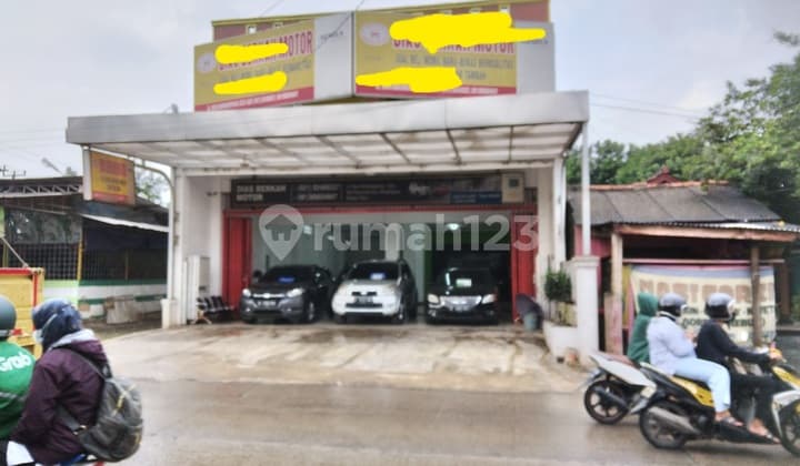 Showroom Mobil 2,5 lantai Lokasi pinggir jalan raya bantar gebang bekasi harga nego