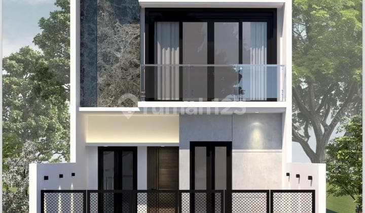 Rumah Darmo Indah Timur Surabaya 2 Lantai Hadap Timur