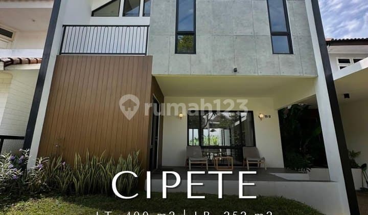 Turun Harga Rumah Baru Furnished di Cipete Jakarta Selatan
