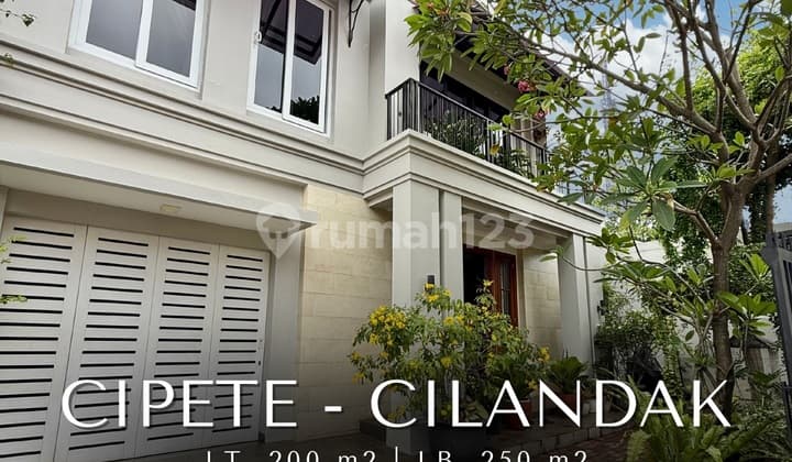 Rumah Cantik Siap Huni di Cipete Cilandak Jakarta Selatan