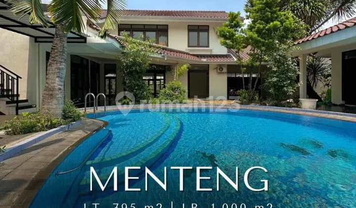 Ready-to-Occupy House with Spacious Strategic Land in Menteng, Central Jakarta