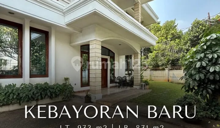 Rumah Premium Area Posisi Hoek Di Kebayoran Baru Jakarta Selatan