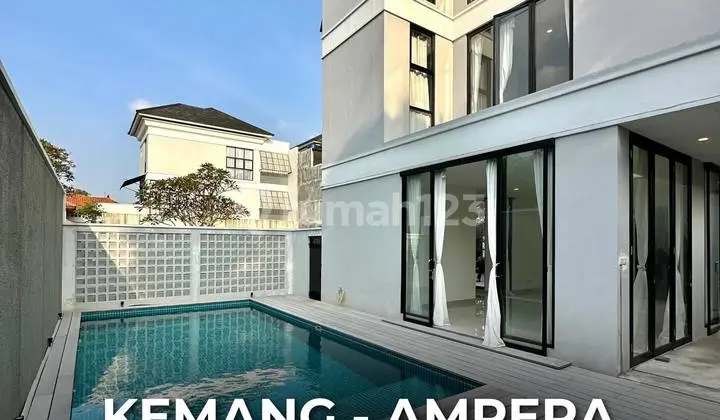 Rumah Brand New Ada Pool Dlm Cluster di Ampera Kemang Jakarta